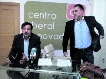 Juan Ignacio López-Bas y Pedro Mancebo en la sede de CLR hace solo unas semanas. / FOTO J. Fernández